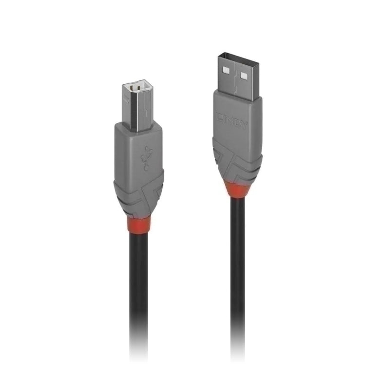 Lindy 10m USB-A 2.0 to USB-B Cable - Anthra Line - Soundz Store AUSTRALIA