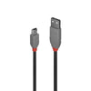 Lindy 0.5m USB-A 2.0 to Mini-B Cable - Anthra Line - Soundz Store AUSTRALIA