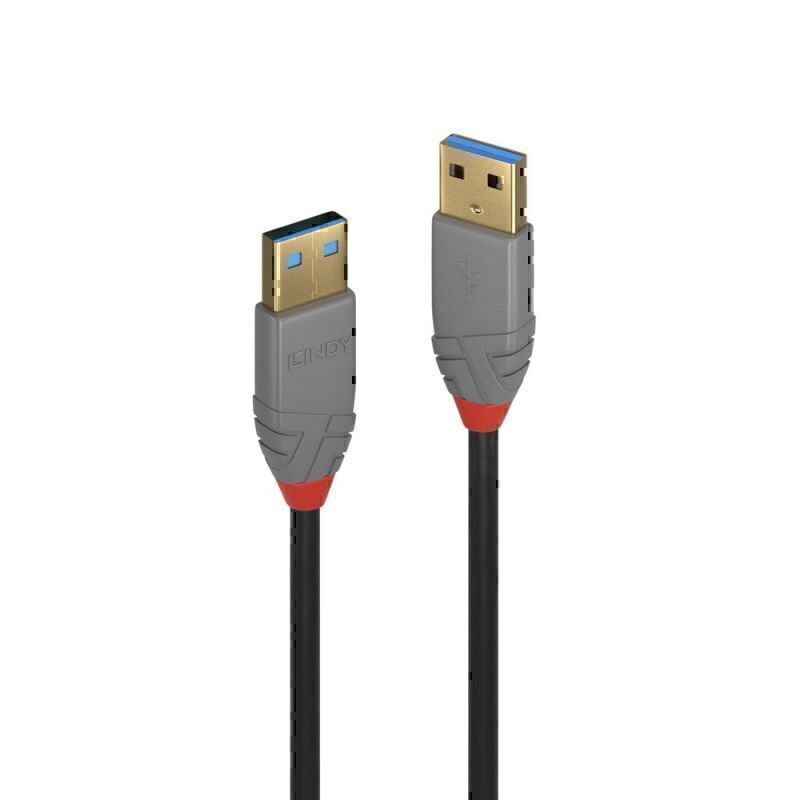 Lindy 1m USB-A 3.0 Cable - Anthra Line - Soundz Store AUSTRALIA