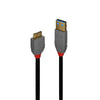 Lindy 0.5m USB-A 3.0 to Micro-B Cable - Anthra Line - Soundz Store AUSTRALIA