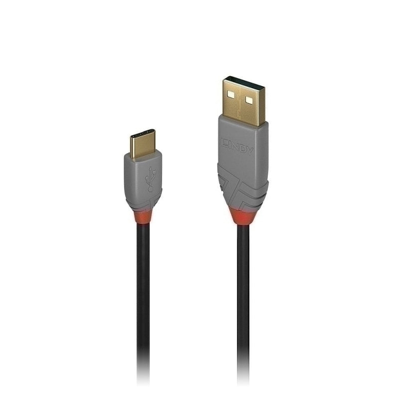 Lindy 0.5m USB-A 2.0 to USB-C Cable - Anthra Line - Soundz Store AUSTRALIA