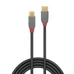 Lindy 1m USB-C 2.0 to Micro-B Cable - Anthra Line