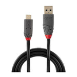 Lindy 0.5m USB 3.2 Type A to C Cable, 10Gbps, 5A, PD, Anthra Line