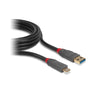 Lindy 1m USB-A to USB-C Cable - Anthra Line