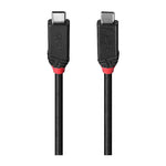 Lindy 0.5m USB4 240W Type C Cable Black Line