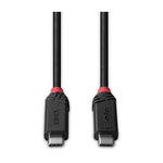Lindy 0.5m USB4 240W Type C Cable Black Line