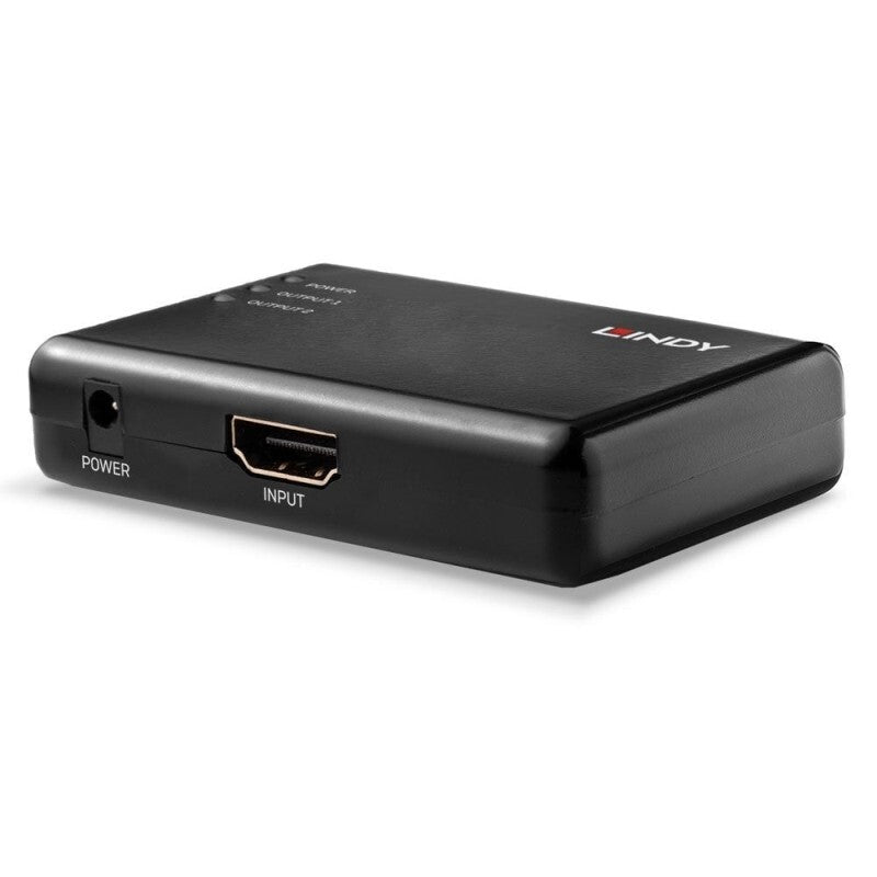 Lindy 2 Port HDMI 10.2G Splitter - Compact
