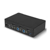 Lindy 2 Port DisplayPort 1.4 / USB 3.0 & Audio KVM Switch