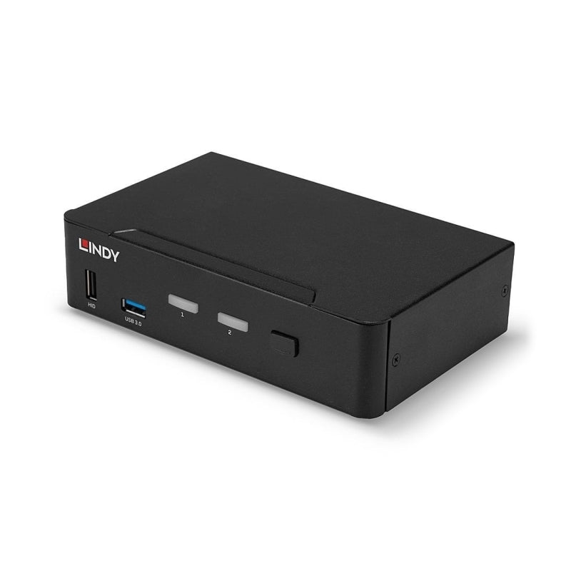 Lindy 2 Port DisplayPort 1.4 / USB 3.0 & Audio KVM Switch