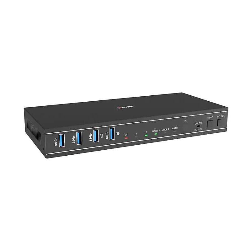 Lindy 2 Port Dual Head HDMI 4K60, USB 3.0 KVM Switch