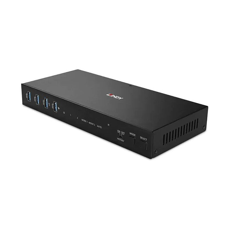 Lindy 2 Port Dual Head HDMI 4K60, USB 3.0 KVM Switch