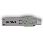 Lindy USB-A Port Blocker Key, Green