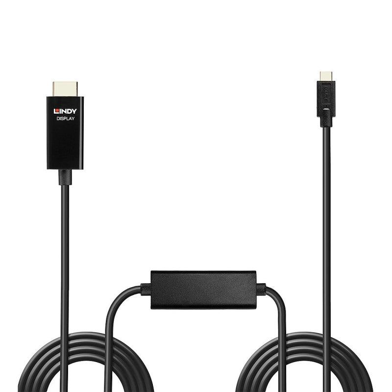 Lindy 10m USB Type C to HDMI 4K60 Adapter Cable with HDR