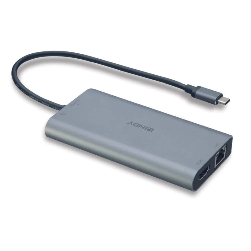 Lindy DST-Mini XT USB-C Mini Laptop Dock (HDMI | DisplayPort)