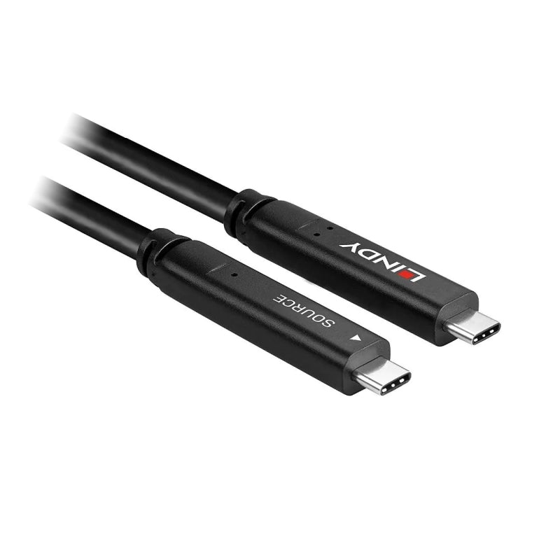 Lindy 10m USB-C 3.2 / DisplayPort 1.4 Hybrid Cable