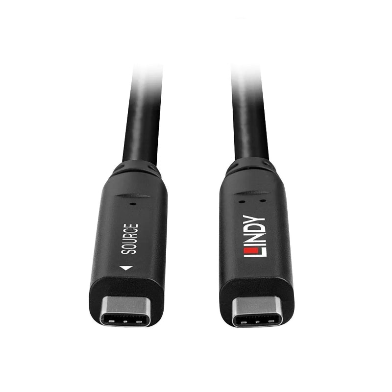 Lindy 10m USB-C 3.2 / DisplayPort 1.4 Hybrid Cable