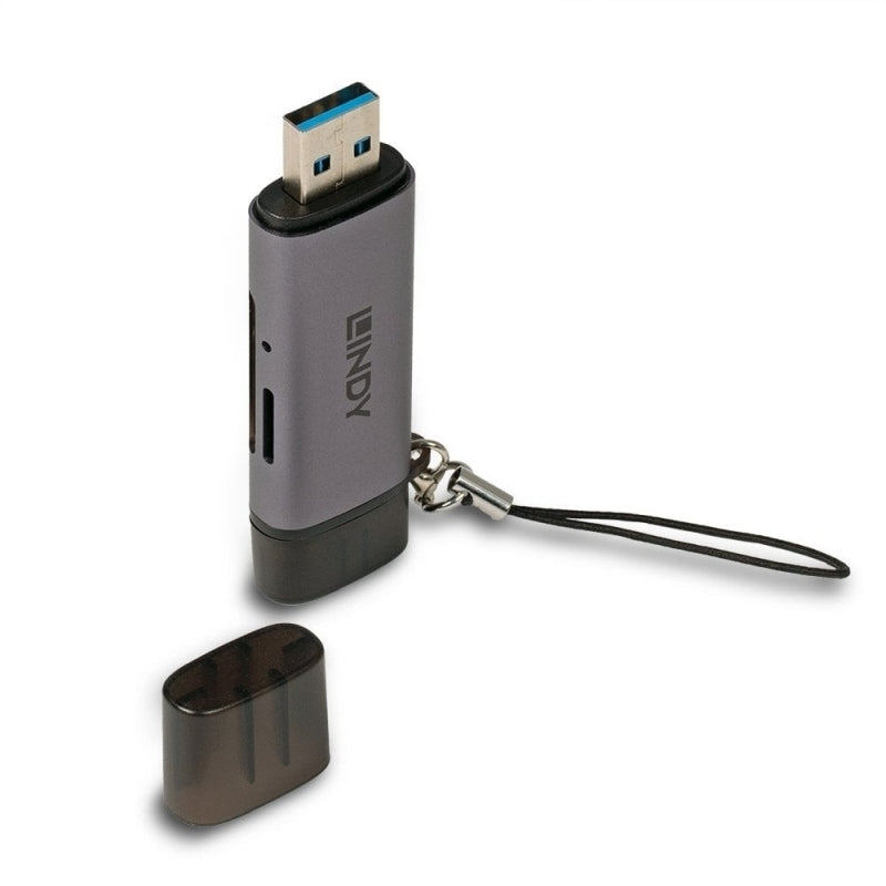 Lindy USB-A / C SD & Micro SD Card Reader