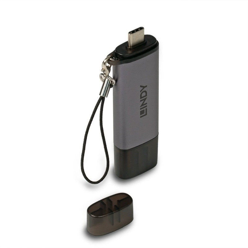 Lindy USB-A / C SD & Micro SD Card Reader
