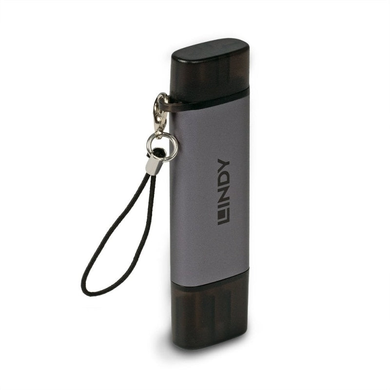 Lindy USB-A / C SD & Micro SD Card Reader