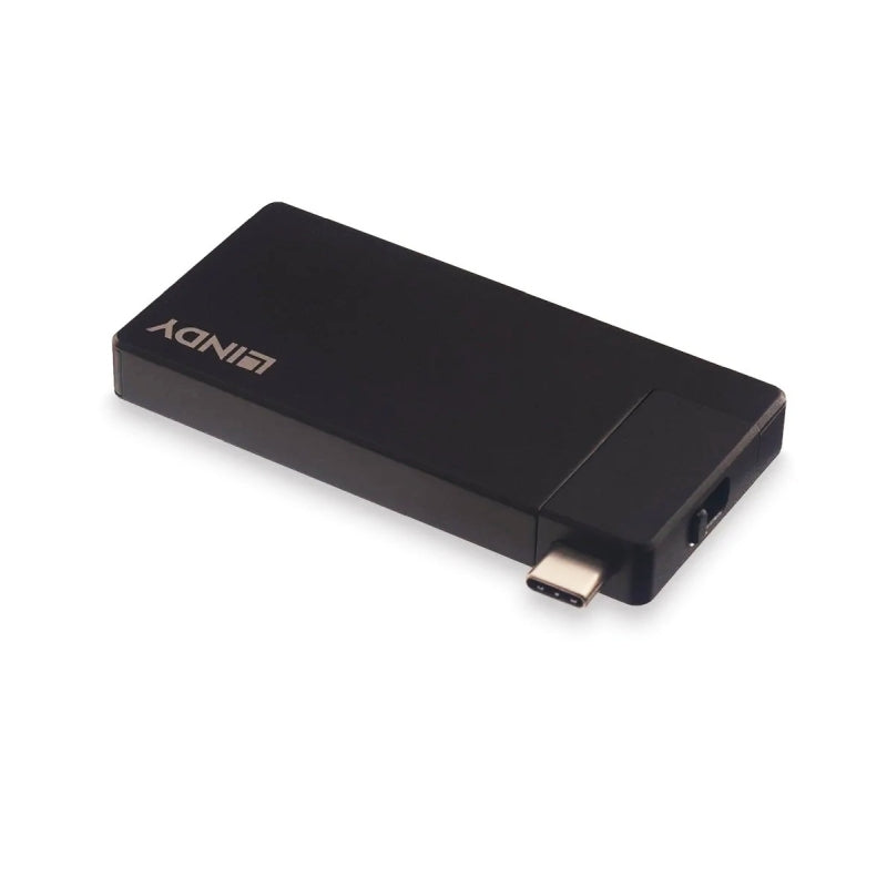 Lindy DST-Micro USB-C Micro Dock (4K HDMI | 100W Charging)