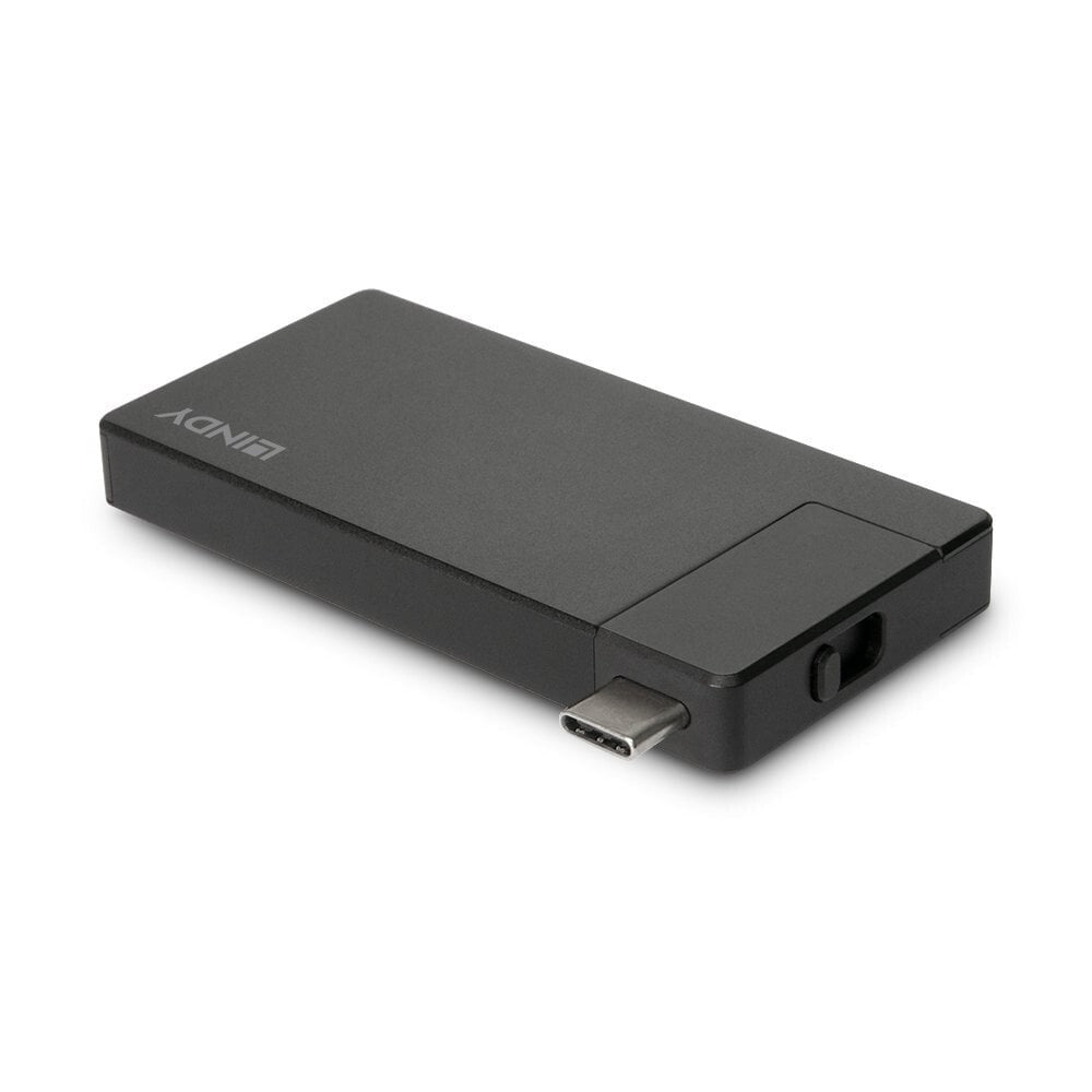 Lindy DST-Micro USB-C Micro Dock (4K HDMI | 100W Charging)