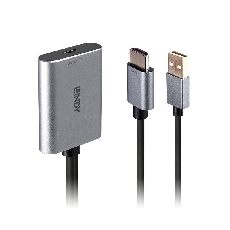 Lindy HDMI to USB-C Coverter with USB Power - Soundz Store AUSTRALIA