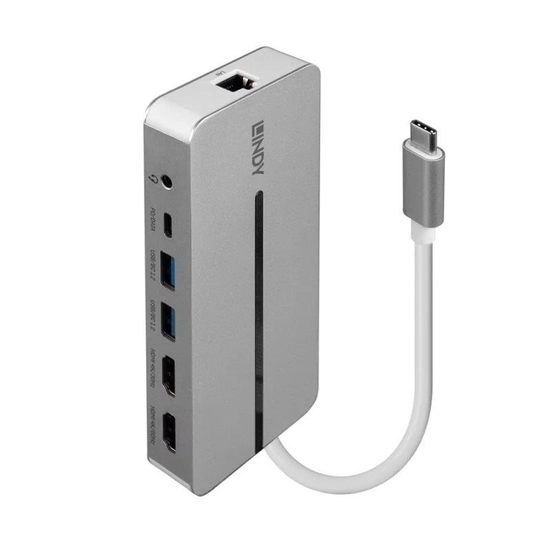 Lindy DST-MX Duo USB-C Laptop Dock (4K HDMI | Macbook)
