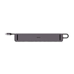 Lindy DST-Mini XT 810, USB-C Laptop Mini Docking Station, Single Display 8K, Dual Display 4K, 100W C