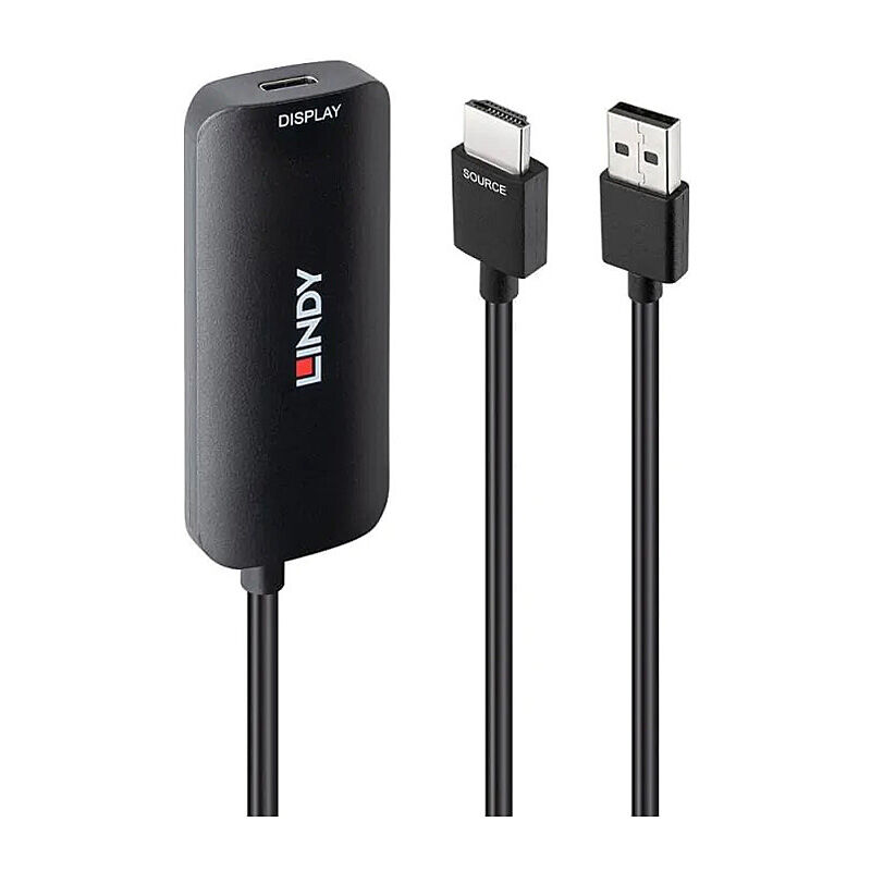 Lindy HDMI to USB Type C Converter with USB Power