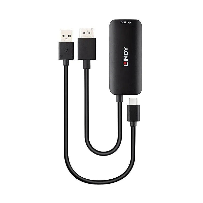 Lindy HDMI to USB Type C Converter with USB Power