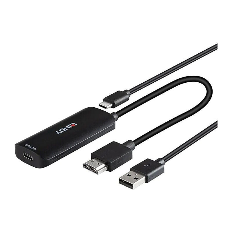 Lindy HDMI to USB Type C Converter with USB Power