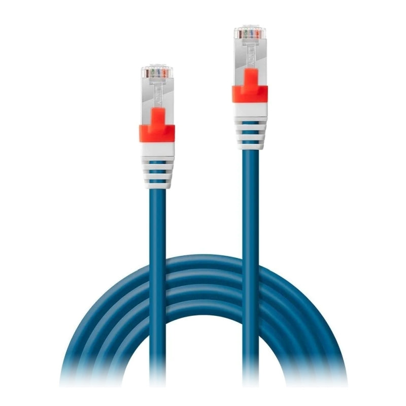 Lindy 2m CAT.6A S/FTP LSZH Gigabit Ethernet Cable - Blue