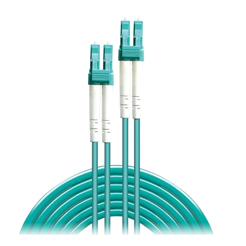 Lindy 1m Fibre Optic Cable LC-LC 50/125um OM3 - Aqua
