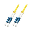 Lindy 1m Fibre Optic Cable LC-LC 9/125um OS2 - Yellow - Soundz Store AUSTRALIA