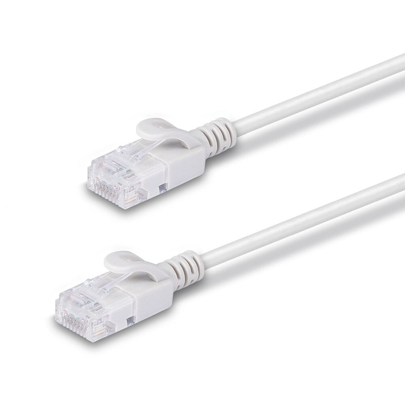 Lindy 2m Cat.6A U/UTP LSZH Ultra Slim Network Cable - Grey