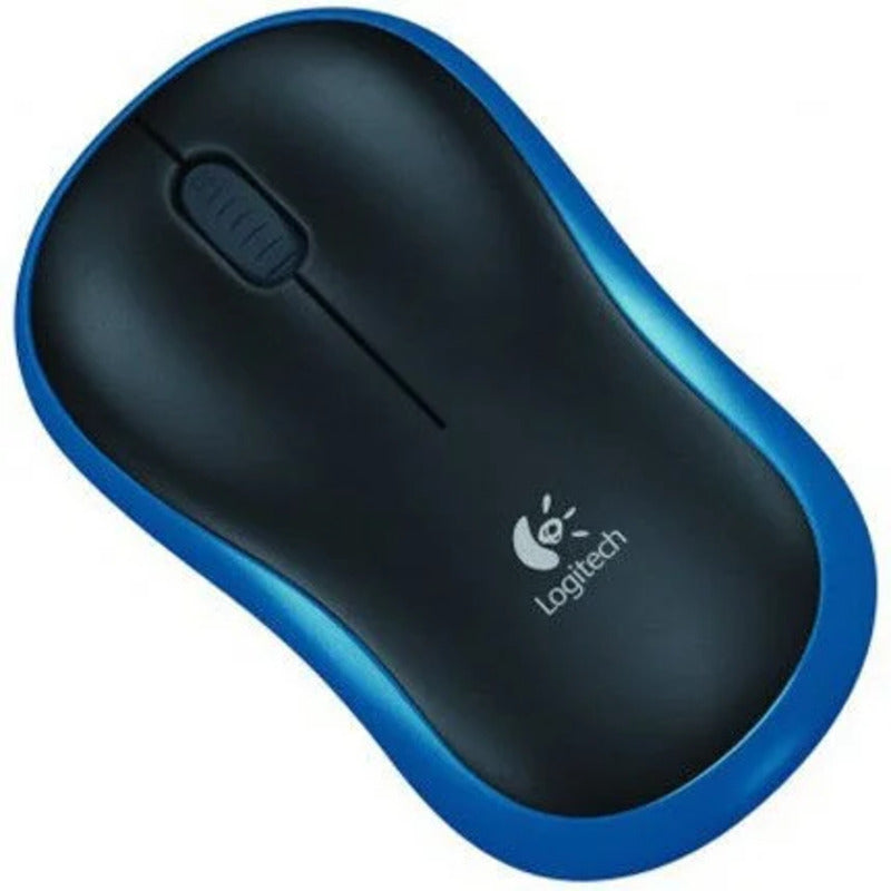 Logitech M185 Wireless Mouse (Blue)