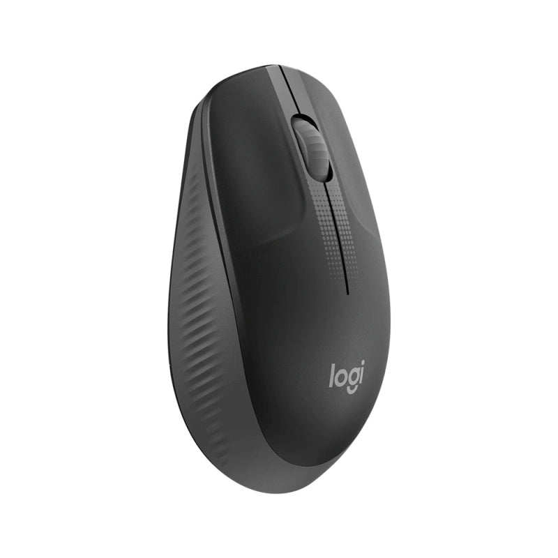 Logitech M190 Full-Size Wireless Mouse - Charcoal