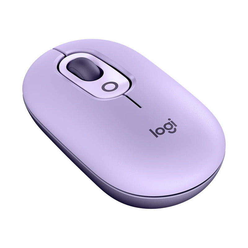 Logitech POP Wireless Mouse with Emoji Button Function (Cosmos)