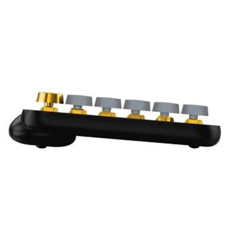 Logitech POP Keys Wireless Mechanical Emoji Keyboard (Blast Yellow)