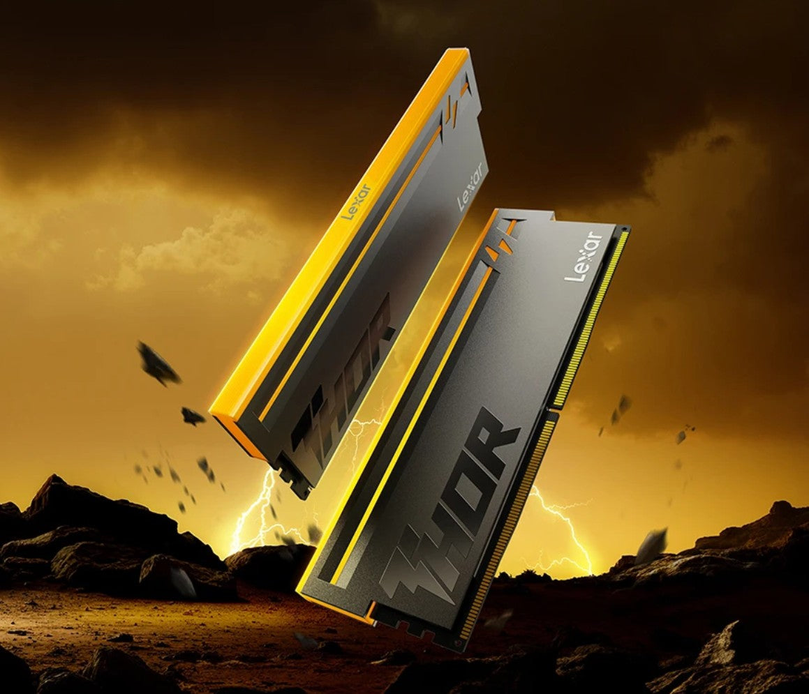 Lexar LD5U32G60C40BV-RGD DDR5 UDIMM 64GB Kit (2 x 32GB) 6000 MT/s 1.35V CL40 THOR G2 RGB BLACK INTEL XMP 3.0 & AMD EXPO