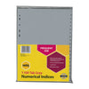 Mbg Indices Gry PP A4 1-100Tab