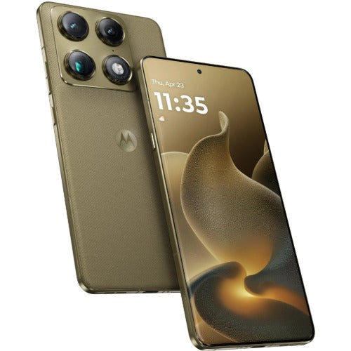 Motorola Moto Signature 5G 256GB - Martini Olive Gold*AU STOCK*, 6.8', AMOLED, 165Hz, 12GB/256GB, 50MP/50MP, Single+ eSIM, 5200mAh, 2 Years Warranty