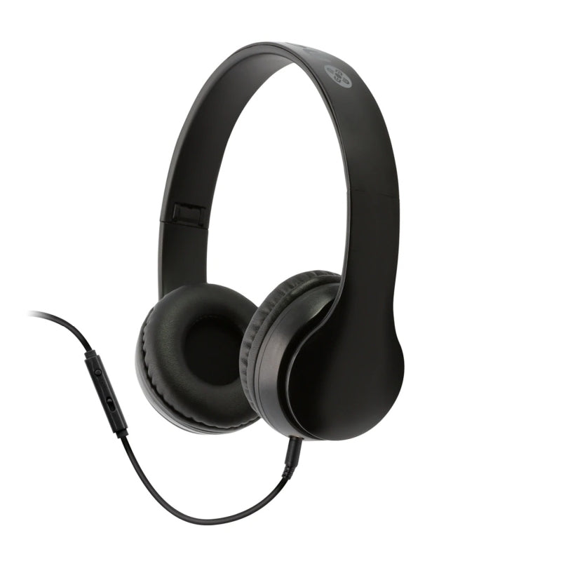 Moki Flip Wired Headphones - Black - Soundz Store AUSTRALIA