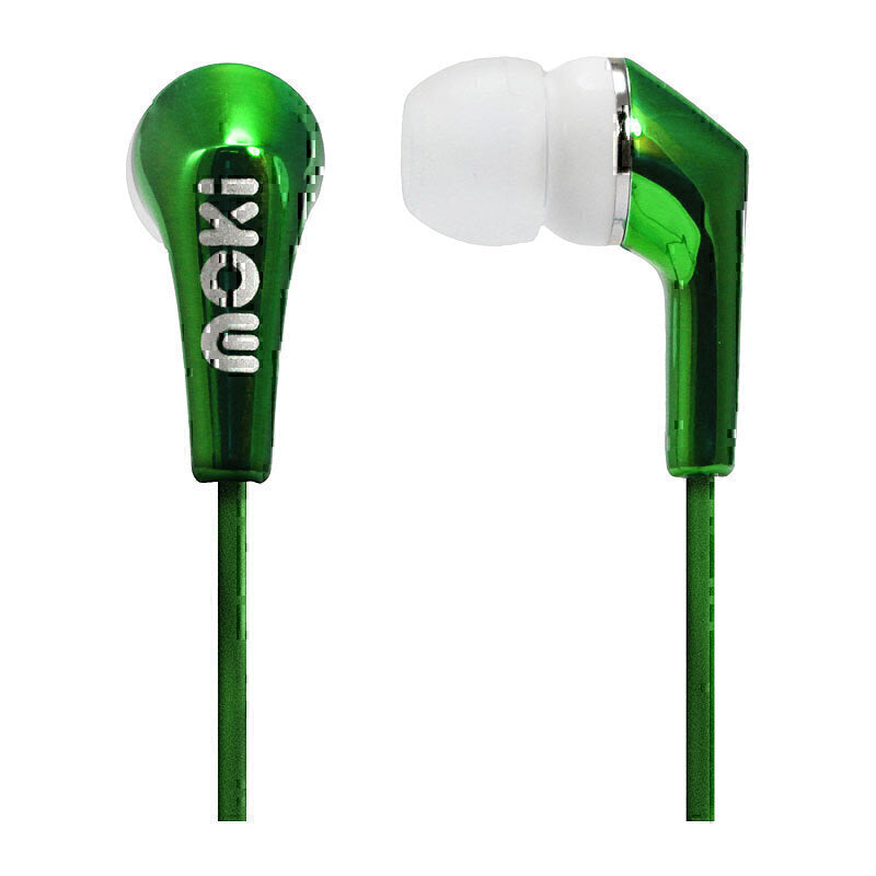 Moki Metallics Earphone Green - Soundz Store AUSTRALIA