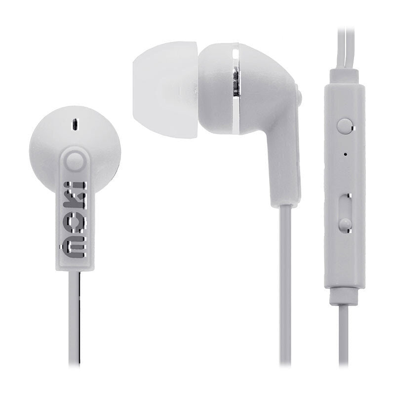 Moki Noise IsoEarbuds Mic Wh - Soundz Store AUSTRALIA