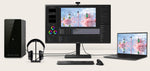 LG 27' Full HD IPS 100Hz Monitor, 1920x1080, Built-in Power&Speaker, USB-C 65W PD, Reader Mode, Flicker Safe, Versatile Stand Tilt/Height/Swivel/Pivot