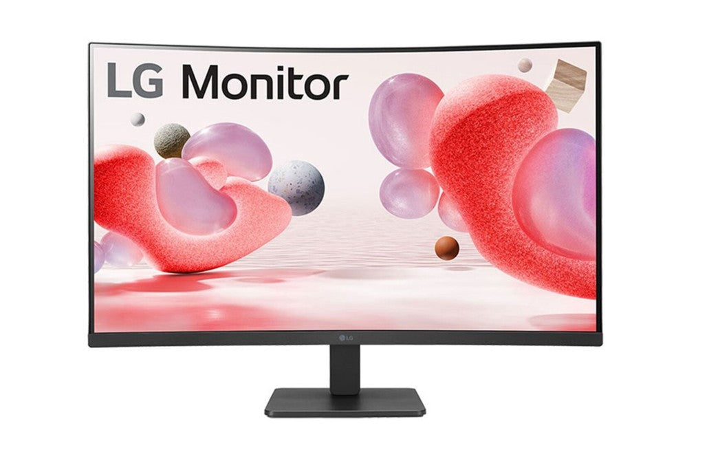 LG 32'' Curved FHD 100Hz Monitor, 1920x1080, 16:9 VA Display with Great Colour, Gaming features AMD FreeSync™ & Black Stabiliser, 178° Viewing Angles