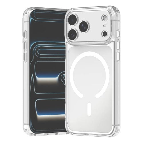 USP Apple iPhone 17 Pro Max (6.9') Clear Rock Shockproof Case with MagSafe - Ultra-thin, Lightweight, Non-slip, Crystal Clear, 5 Years Warranty