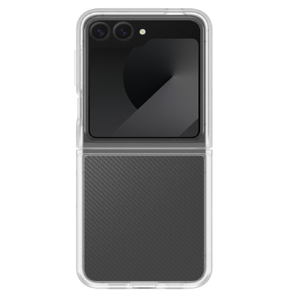 OtterBox Thin Flex Samsung Galaxy Z Flip7 5G (6.9') Case Clear - (77-98217), DROP+ Military Standard, Raised Edges, Ultra-Slim, 7 Years Warranty