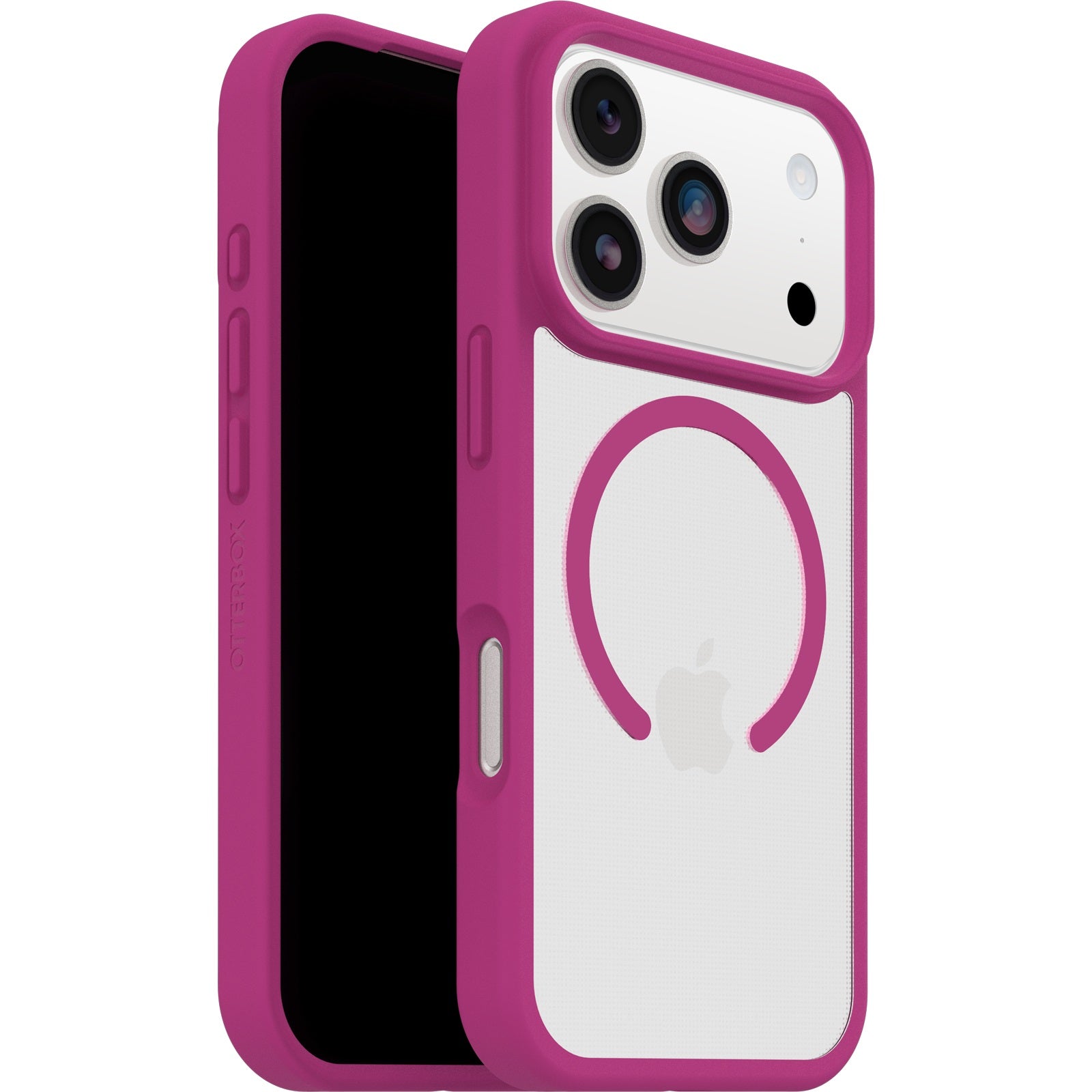 OtterBox React MagSafe Apple New iPhone Pro Max 2026 / iPhone 17 Pro Max (6.9') Case Rose Crystal (Pink/Clear) - (77-98654) Years Warranty